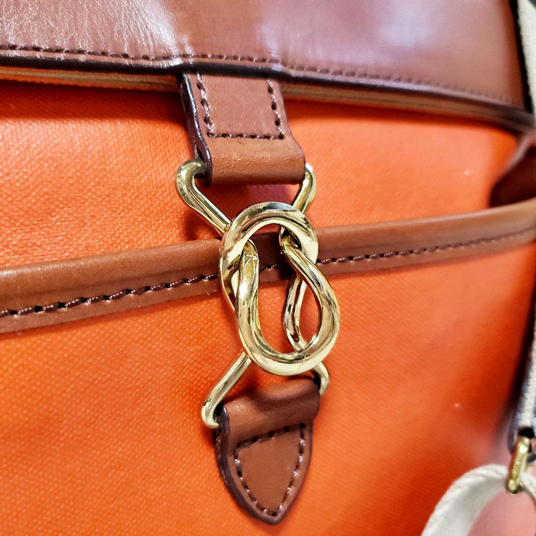 美品 ARTPHERE 2way ショルダーバッグ サコッシュ オレンジ