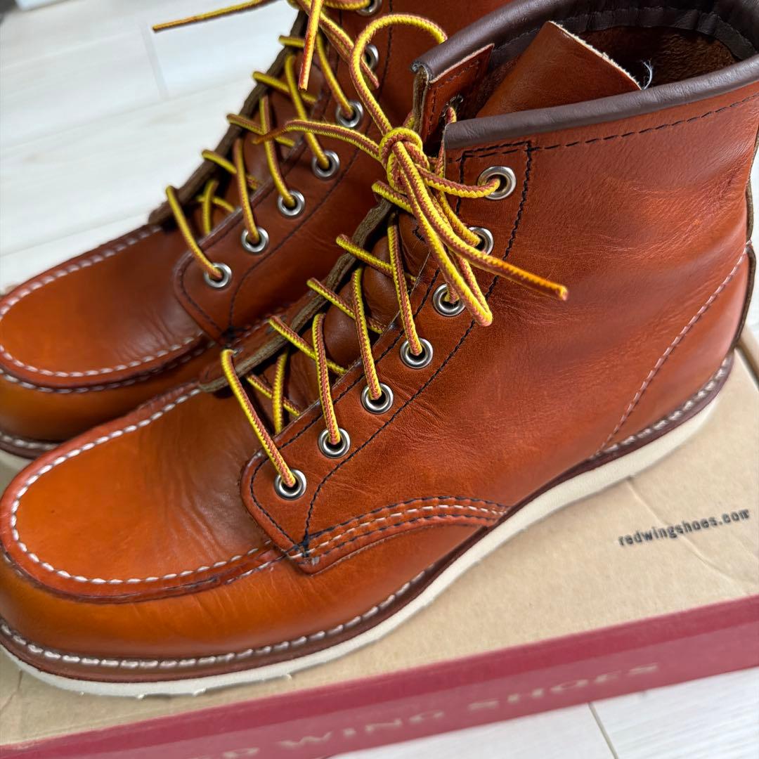 極美品 数回のみ着用 レッドウイング REDWING 6インチクラシックモック 極美品 数回のみ着用 レッドウイング REDWING 6インチクラシックモック
