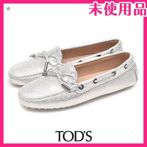 新品❤️トッズ ロゴ リボン ローファー フラットシューズ 36(約23cm)