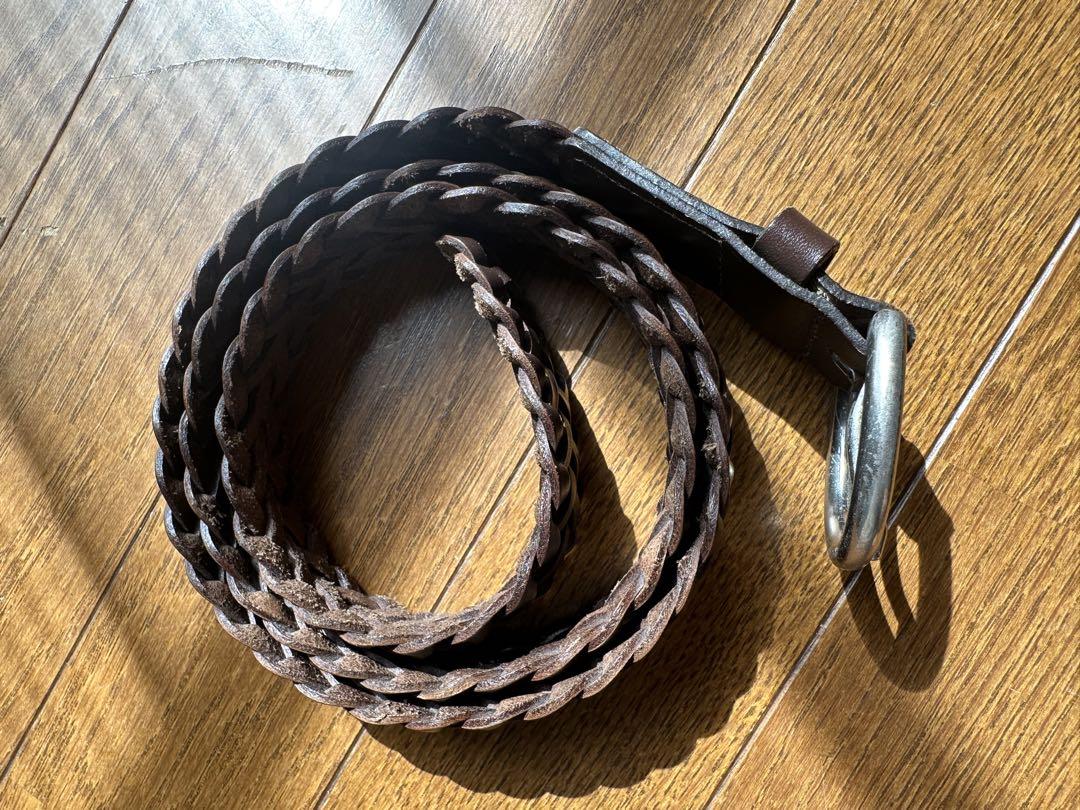 ブラックレーベルクレストブリッジ　メッシュベルト　ブラウン