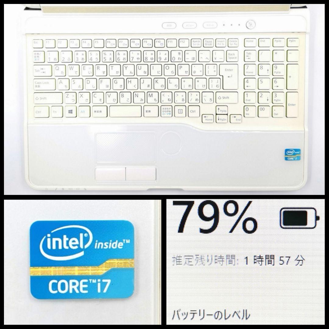 衝撃のスピード！ Core i7 ノートパソコン Windows11 ブルーレイ