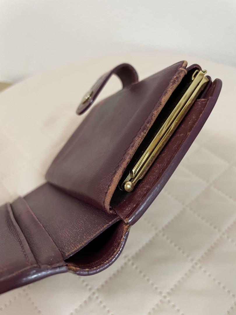 Louis Vuitton 二つ折り財布 ブラウン　ヴェルニ