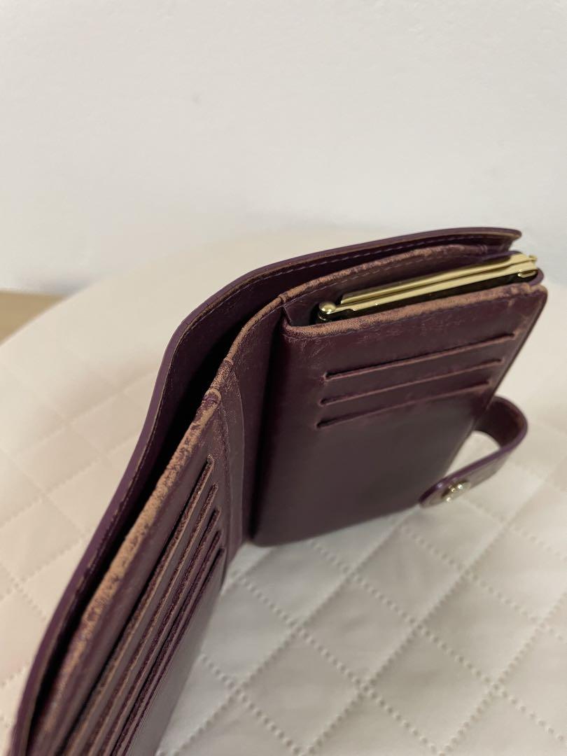 Louis Vuitton 二つ折り財布 ブラウン　ヴェルニ
