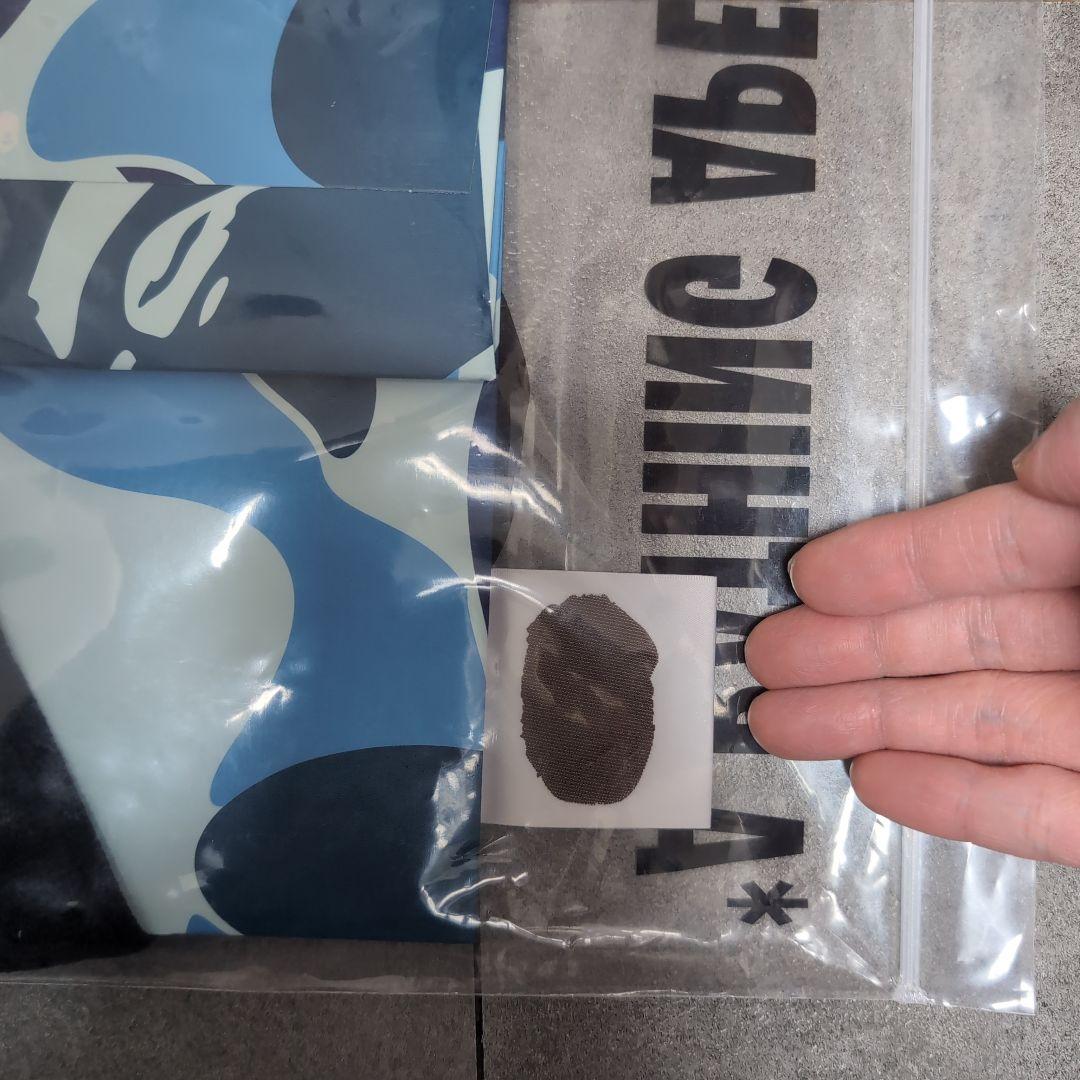 A BATHING APE 【エイプおまけ付き】レザーダウンジャケット ブラウン