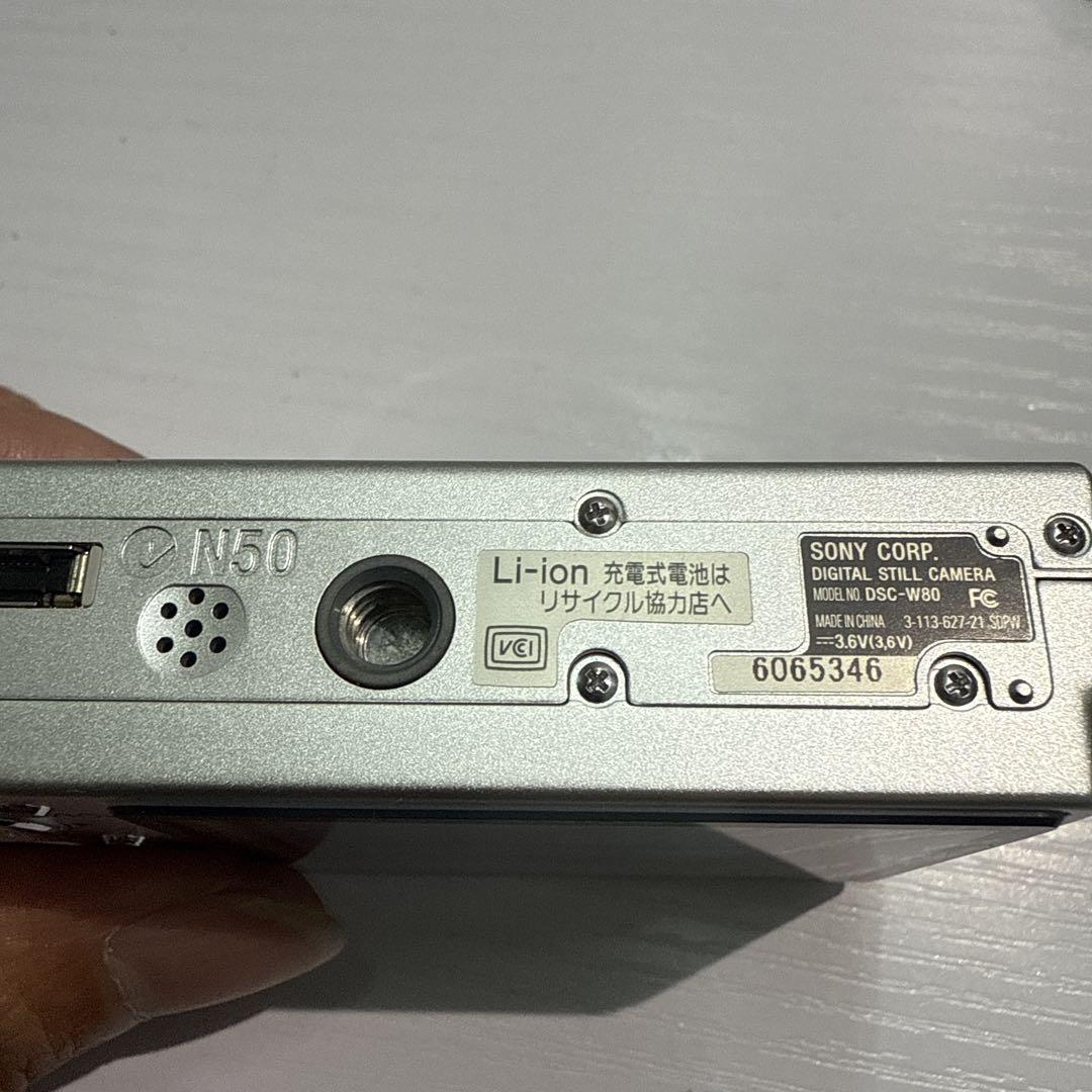 SONY Cyber-shot DSC-W80 美品　デジタルカメラ