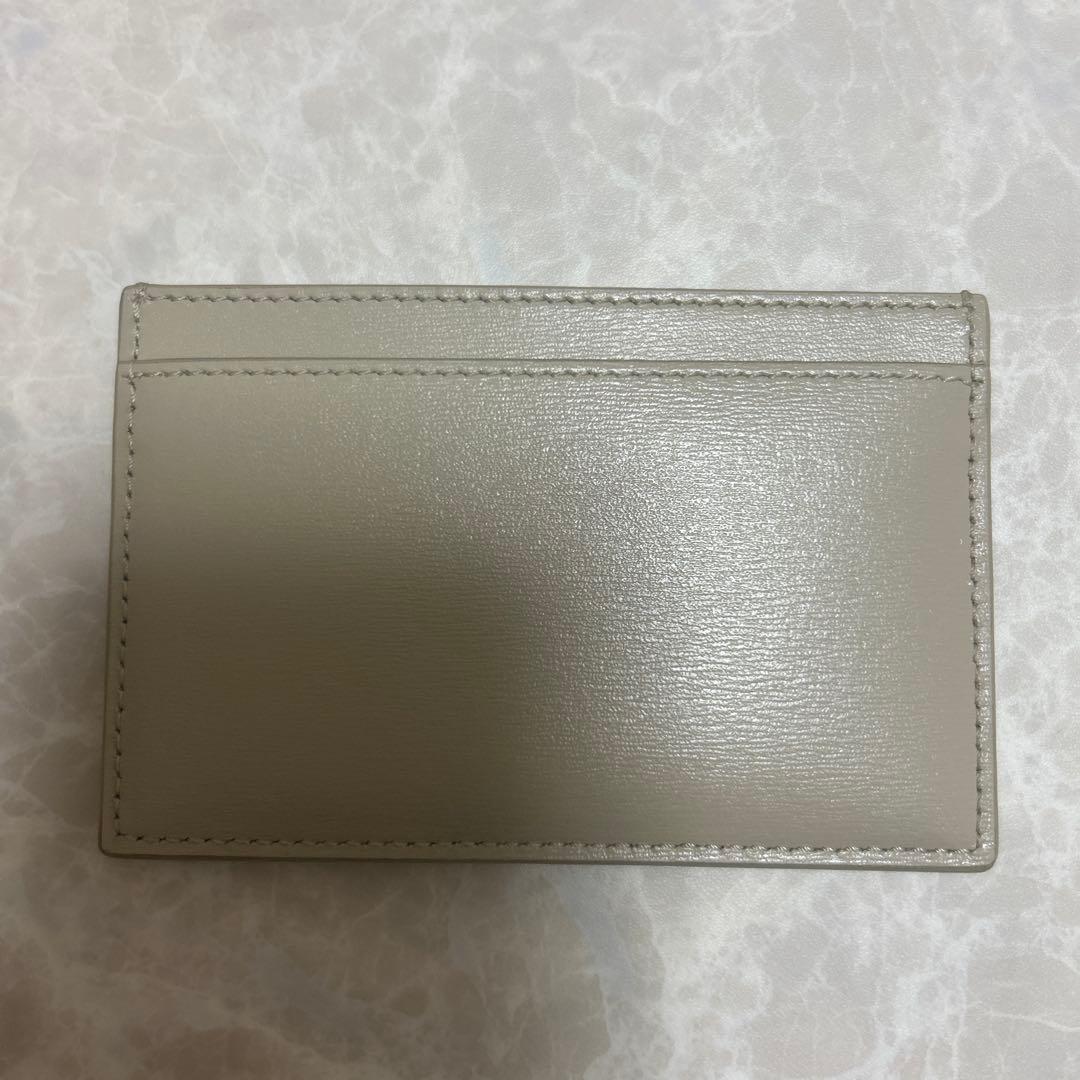 CELINE グレー レザー カードケース