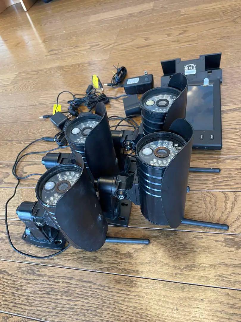 （中古品）ワイヤレスカメラCMS-C71 ELPA朝日電器株式会社　ジャンク品