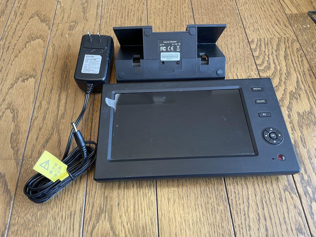 （中古品）ワイヤレスカメラCMS-C71 ELPA朝日電器株式会社　ジャンク品
