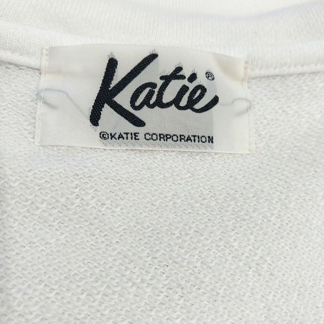 Katie】ケイティLOGO sailor top ホワイトSizeフリー