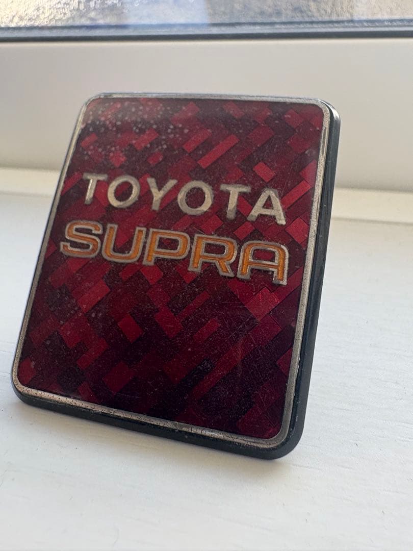 70スープラ　エンブレム　七宝焼