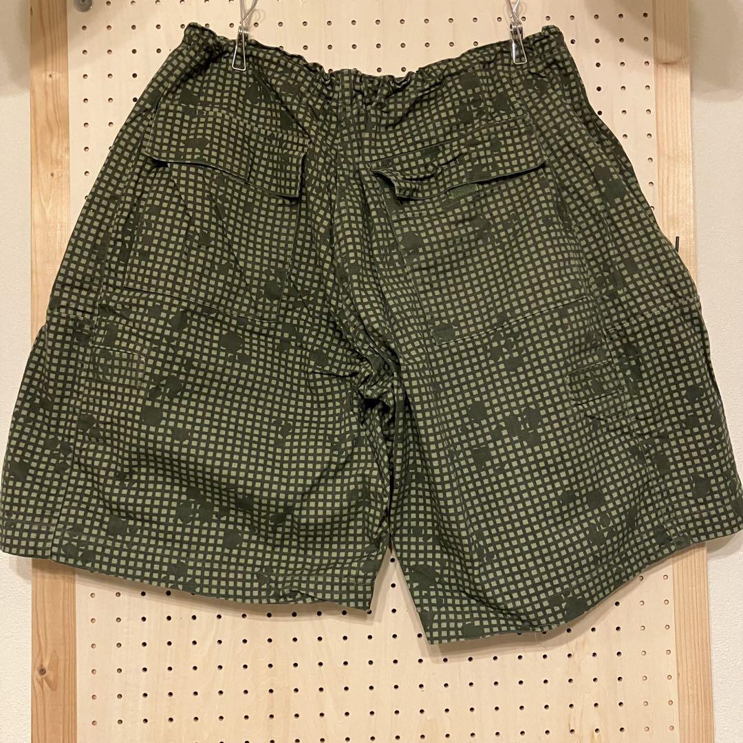 パンツ US Military Night Camo Over Wide Shorts