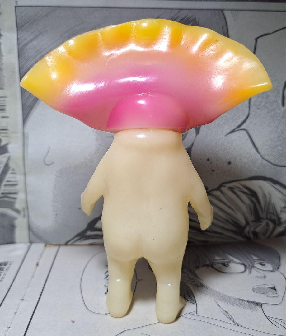 ソフビ　インディーズソフビ　蓄光　ヤモマーク　餃子男　貴重　怪獣　怪人 美品 ソフビ インディーズソフビ 蓄光 ヤモマーク 餃子男 貴重 怪獣