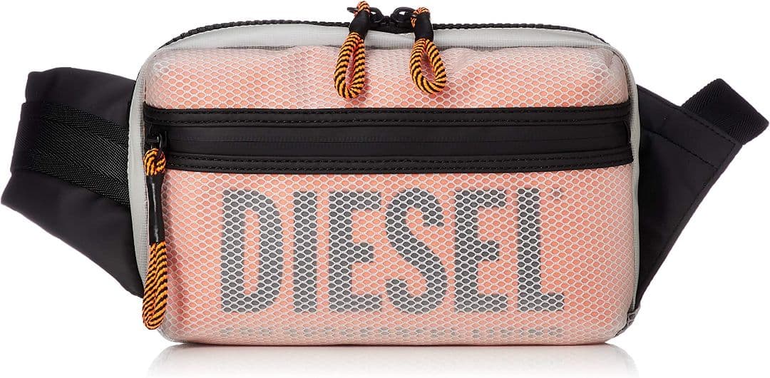 有名人芸能人】 DIESEL ディーゼル ボディバッグ メッシュ X06820P3196