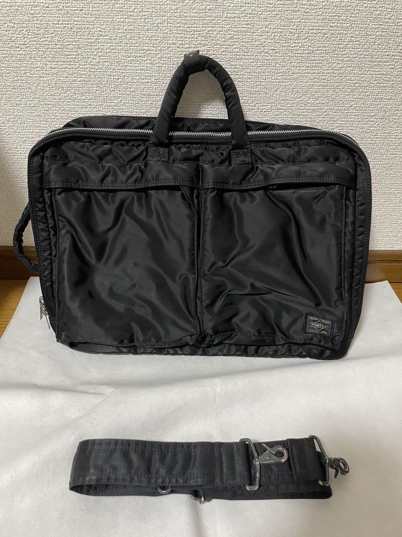 PORTER/TANKER 3WAY BRIEFCASE 2層式 ブラック 画像1