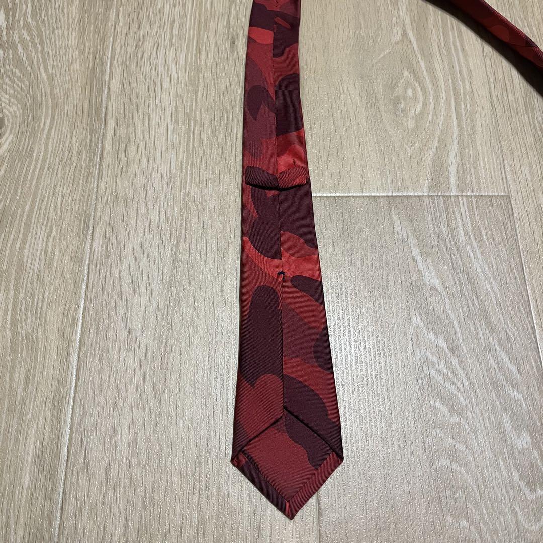 希少品 ミスターベイシングエイプ ネクタイ カモ柄 mr.bathing ape