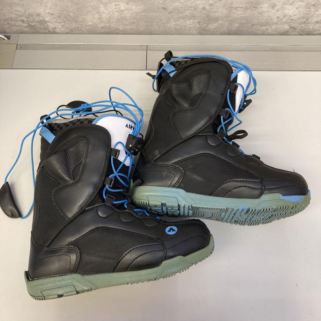 AIRWALK スノーボードブーツ ブラック/ブルーウインタースポーツ 雪山