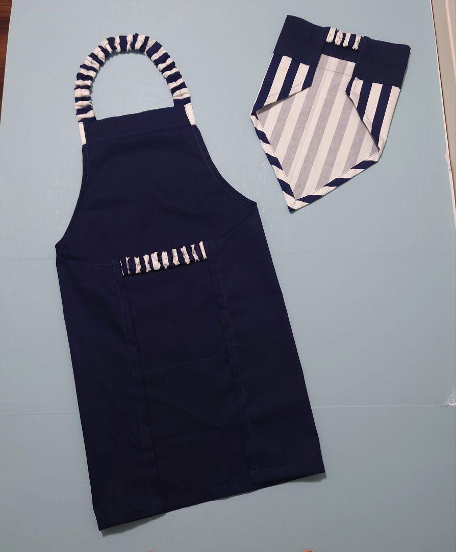No.2032＆2033  ハンドメイド 子供 エプロン