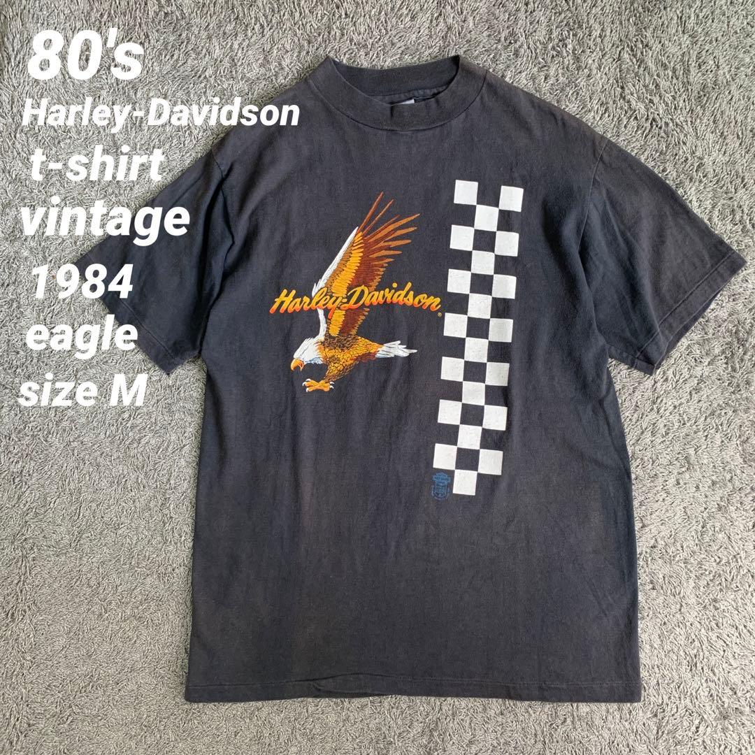 最高の品質の 80's イーグル ヴィンテージ Tシャツ Harley-Davidson T