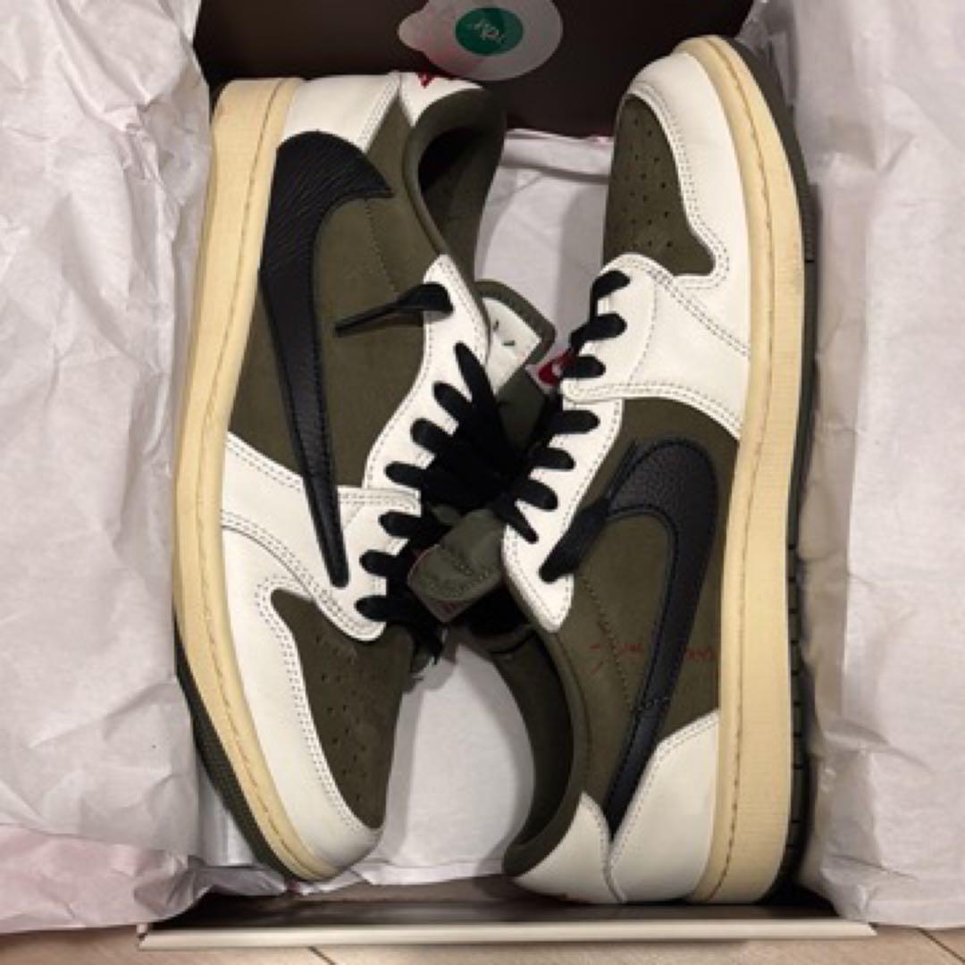 Air JORDAN1 OG SP TrvisScott リバースオリーブ