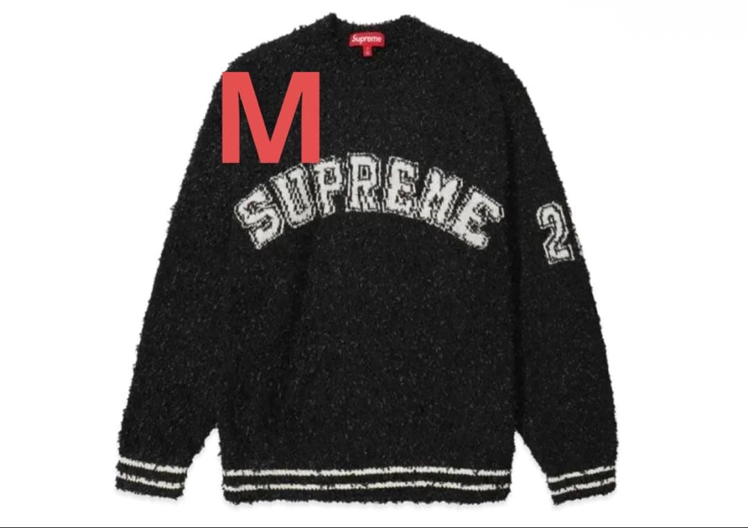 Supreme Textured Arc Sweater Black MサイズM SUPREME