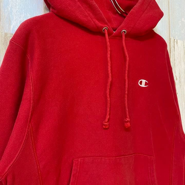 期間限定価格! チャンピオン リバースウィーブ パーカー レッド M