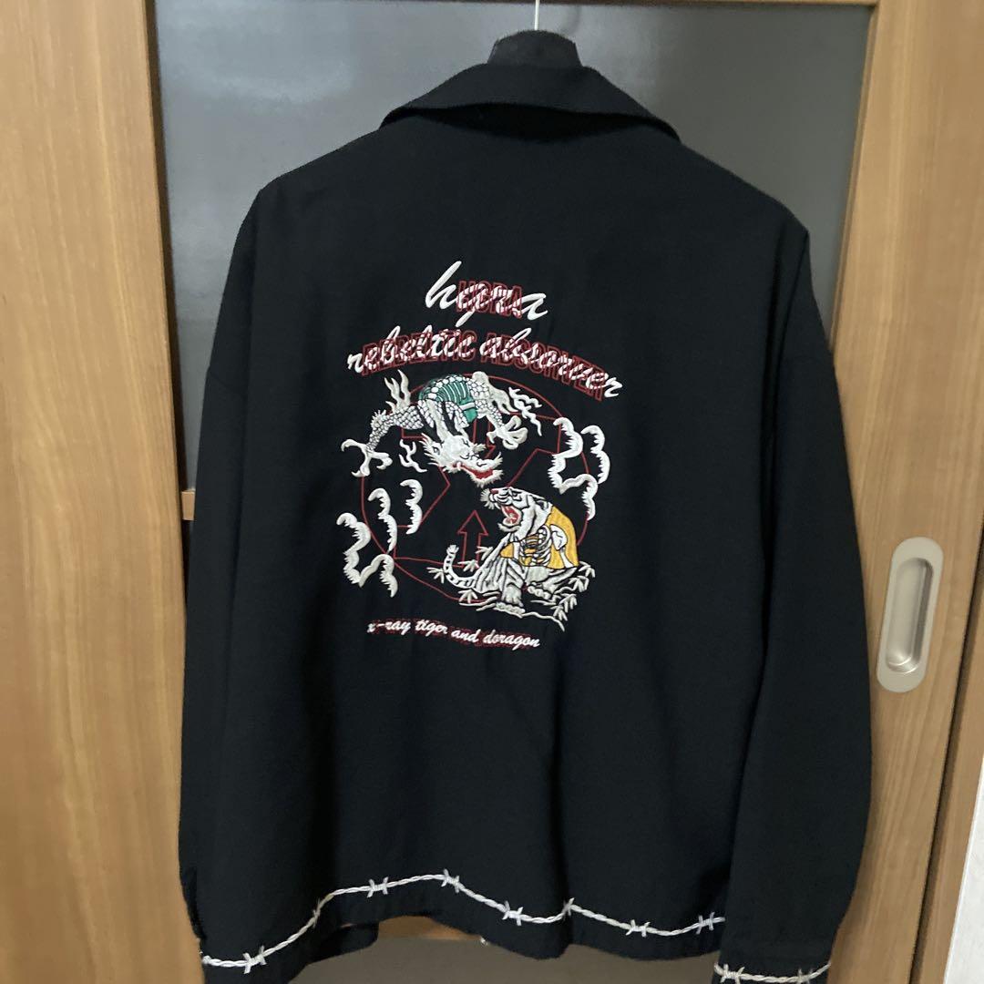 HIGH-GATE スカジャン ブラック刺繍