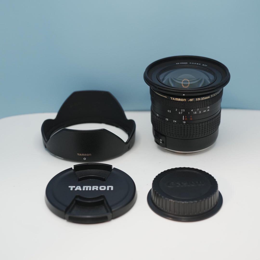 TAMRON 19-35mm Canon用 標準レンズ 極美品 a3734