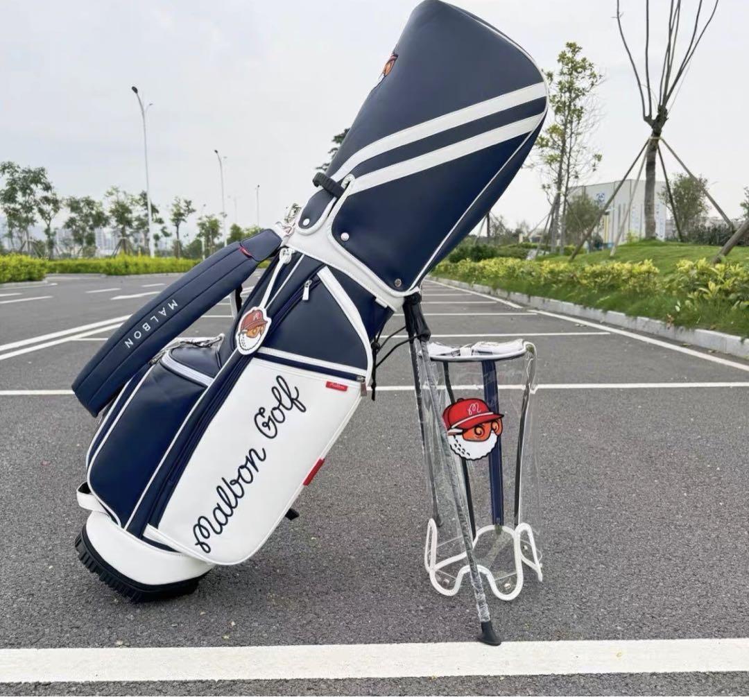 マルボンmalbon キャディバッグ スタンド型バッグ ゴルフバッグ PU