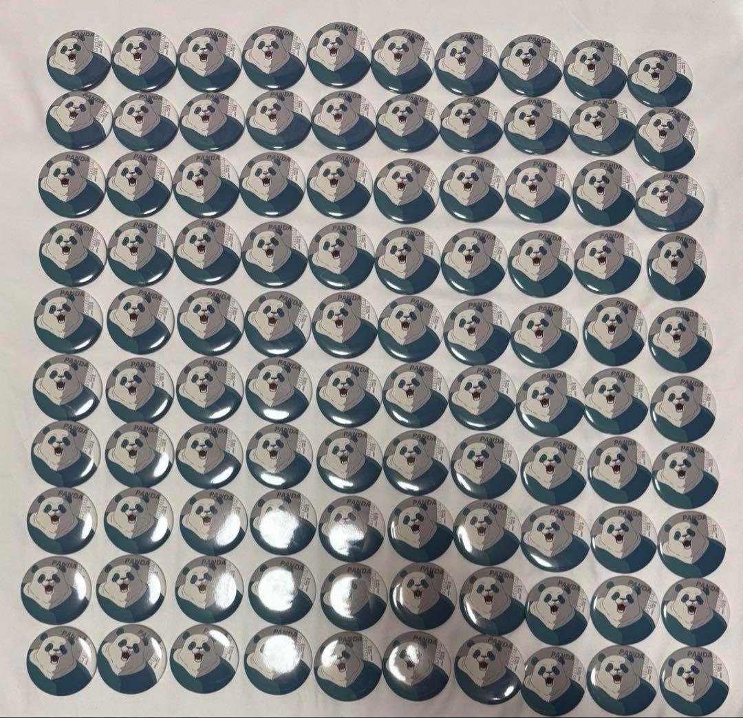 呪術廻戦 じゅじゅフェス パンダ 缶バッジ 117点