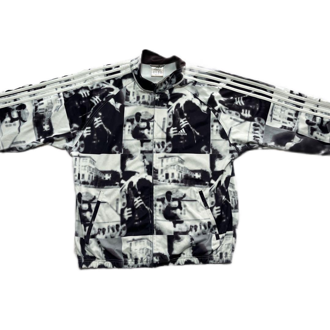 adidas 00's トラックジャケット モザイク 総柄