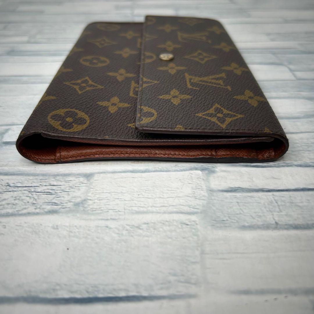 てなグッズや 美品LOUIS VUITTON ルイヴィトン モノグラム 三つ折り財布 60 小物