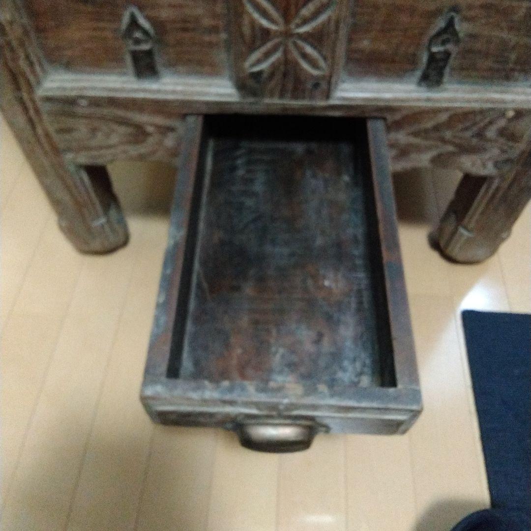 ○ヴィンテージ 木製箪笥 62×62 キャスター付き