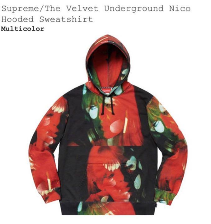 美品 Supreme L The パーカーメンズ Velvet L Underground トップス パーカー 美品 Supreme L The パーカーメンズ Velvet L Underground トップス パーカー