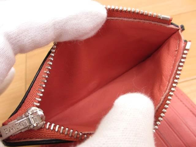 美品 ロエベ C660S86X01 スモール バーティカル ウォレット