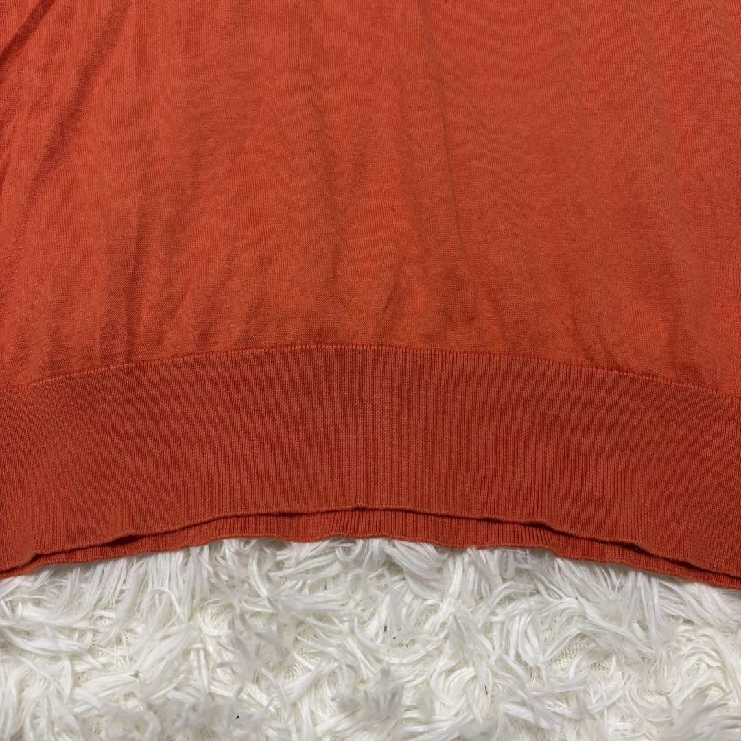 ジョンスメドレー】サマーニット オレンジ シーアイランド