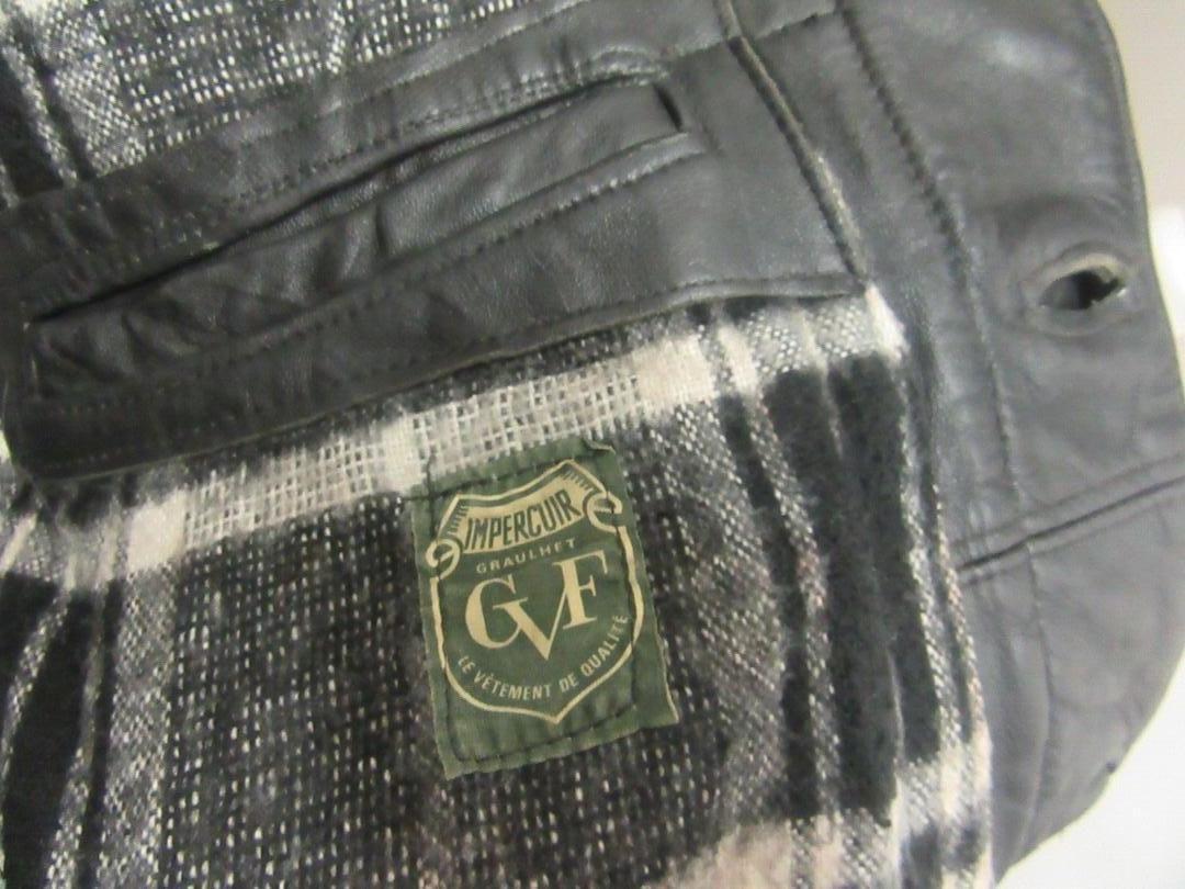 ビンテージ コルビジェジャケット EURO GVF社製 レザージャケット