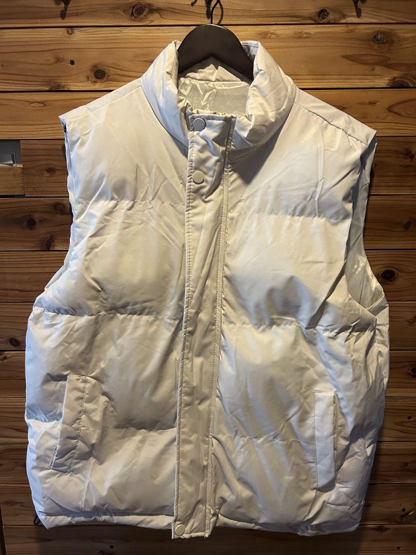 NUS ホワイト ノースリーブダウンベスト THE NORTH FACE ノースフェイス ダウン ベスト NUPTSE ON BALL