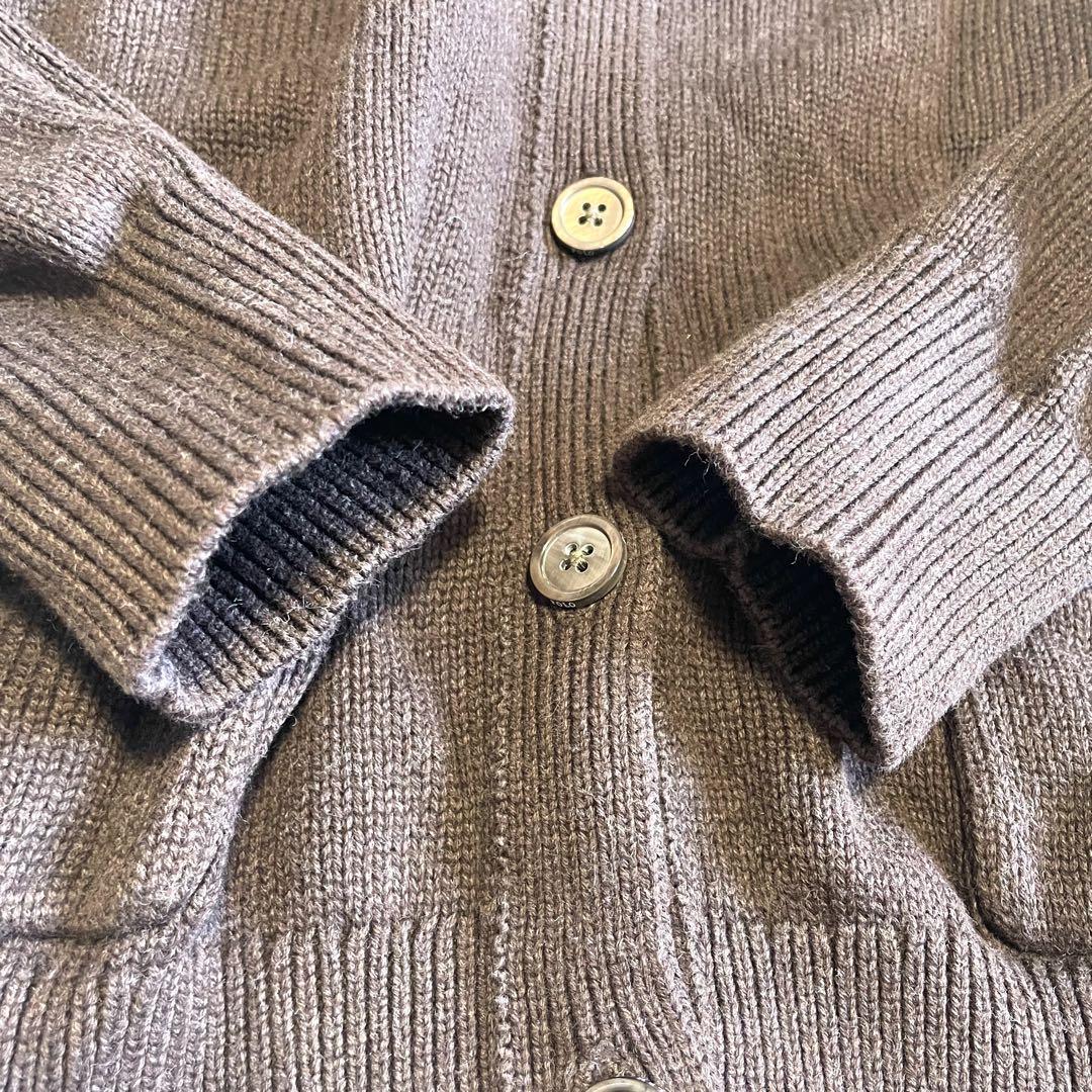 ポロラルフローレン】長袖 カーディガン ブラウン ポニー刺繍 L ポロラルフローレン】長袖 カーディガン ブラウン ポニー刺繍 L