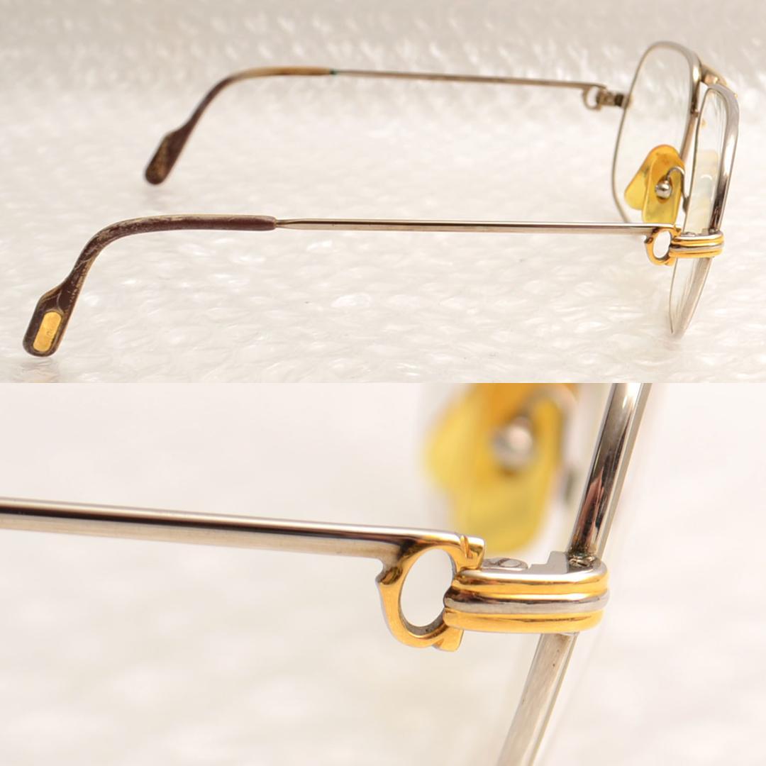 SALE低価 正規品 Cartier カルティエ 眼鏡 メガネ ヴィンテージ 度入り Sc1e6-m81296521232 NEW在庫
