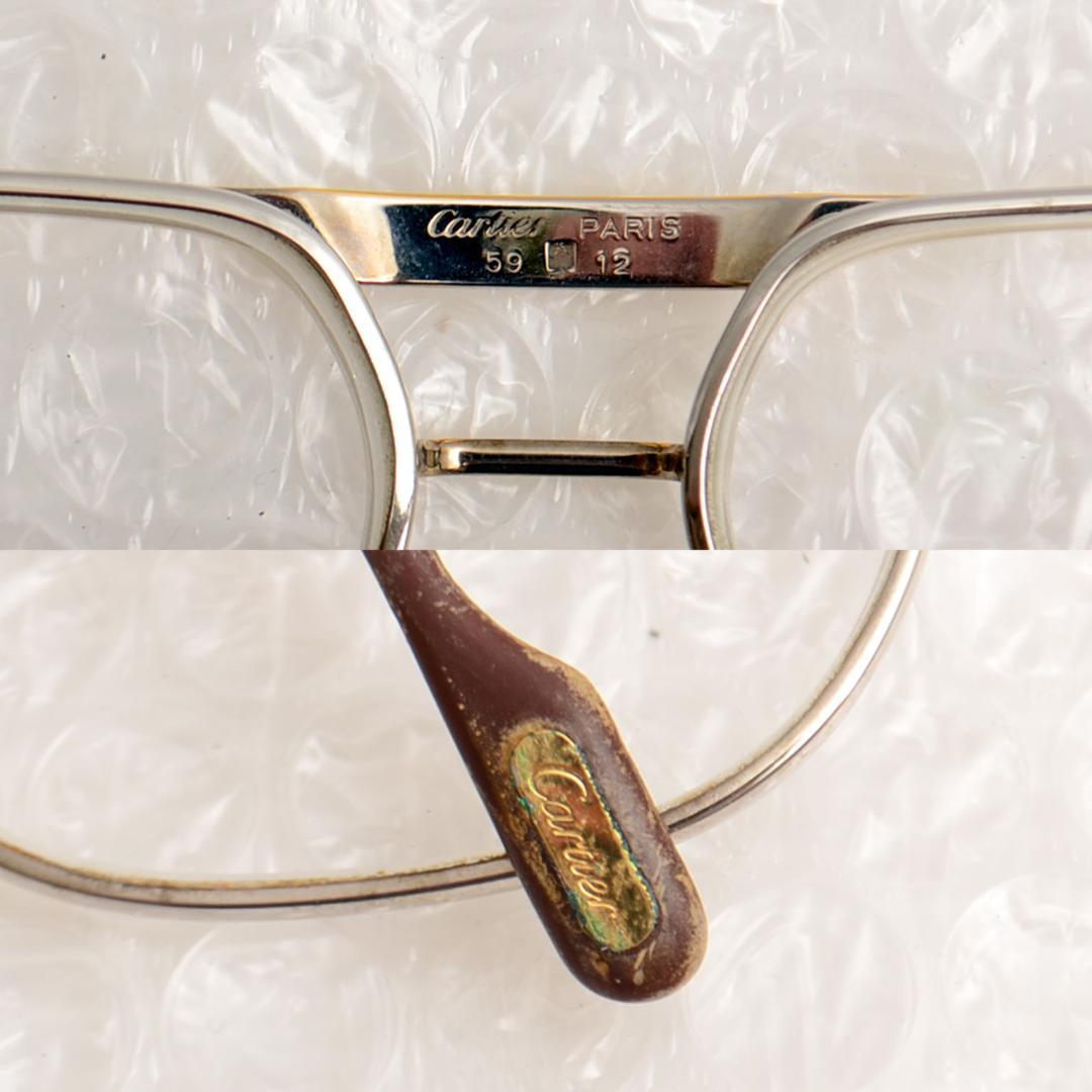 SALE低価 正規品 Cartier カルティエ 眼鏡 メガネ ヴィンテージ 度入り Sc1e6-m81296521232 NEW在庫
