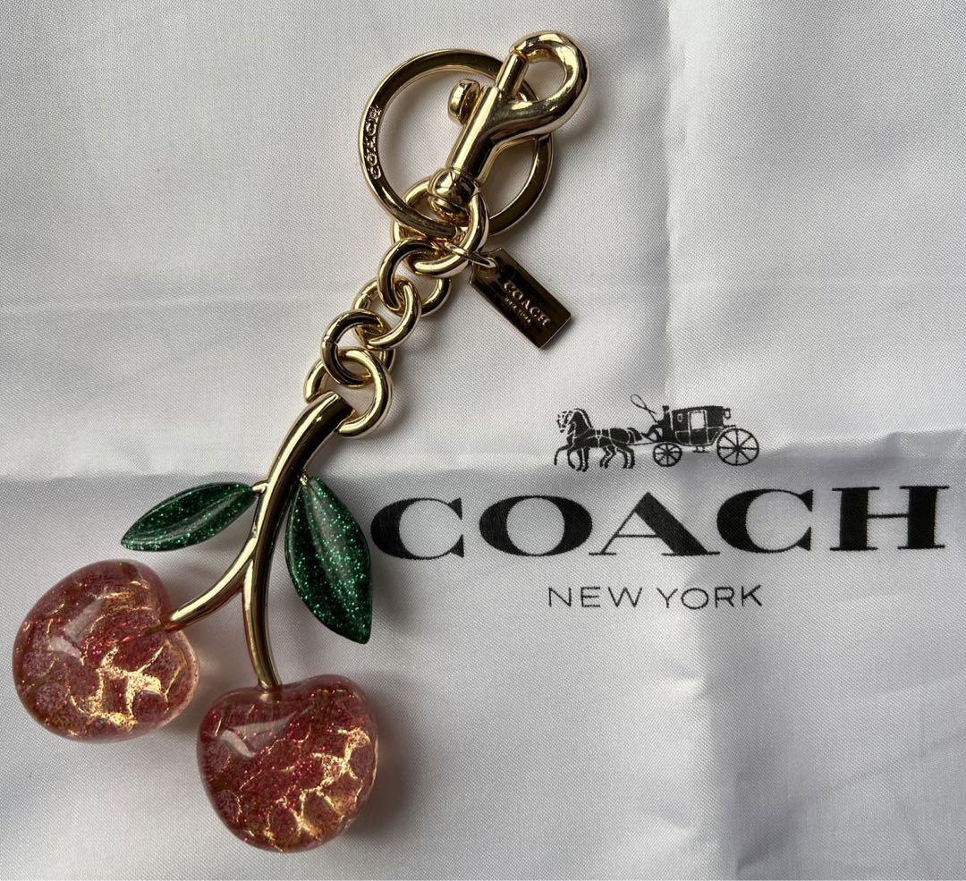 新品 コーチCOACH チェリー さくらんぼ キーホルダー バッグ