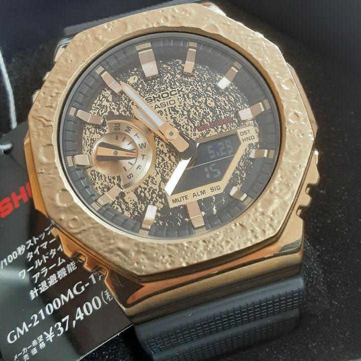 美品 試着のみ CASIO G-SHOCK GM-2100MG-1AJR 月面