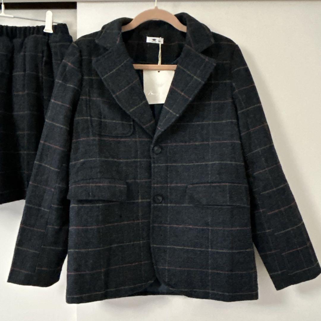 【新品】165 女の子 ブレザー スーツ セットアップ スカートスーツ 卒業式
