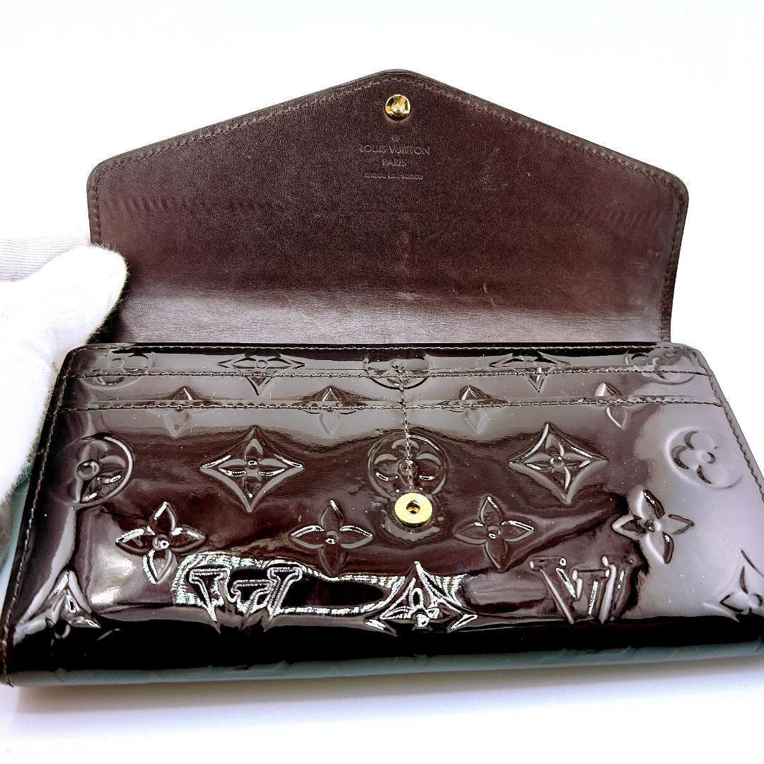 ルイヴィトン M90152 ヴェルニ ポルトフォイユサラ 長財布★★★