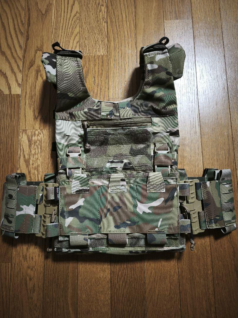 最高品質の workerKit BIGFOOT プレートキャリア マルチカム 個人装備
