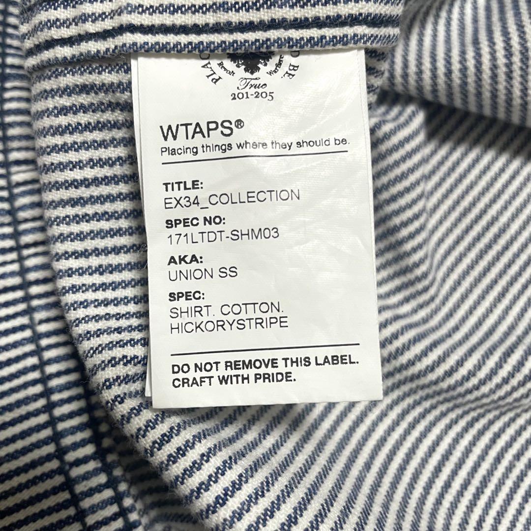 【WTAPS】17SS UNION SS SHIRT.HICKORYSTRIPE