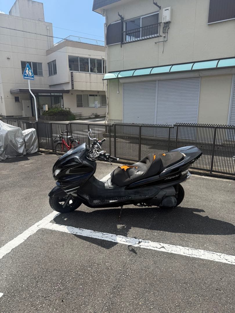京都 実働 低走行 フルエアロ 黒 マジェスティ 250 SG03J
