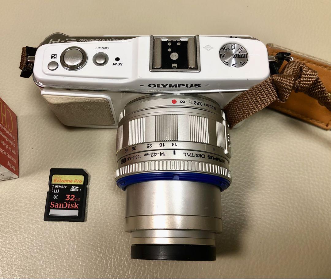 現状品】Olympus オリンパス E-P1 14-42mm デジタルカメラ