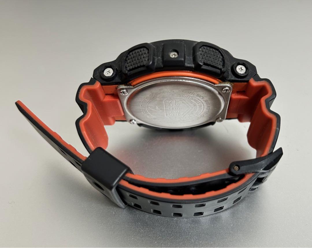 【メール便無料】 G-SHOCK メルカリ - ブラック/オレンジ デジタル腕時計 時計
