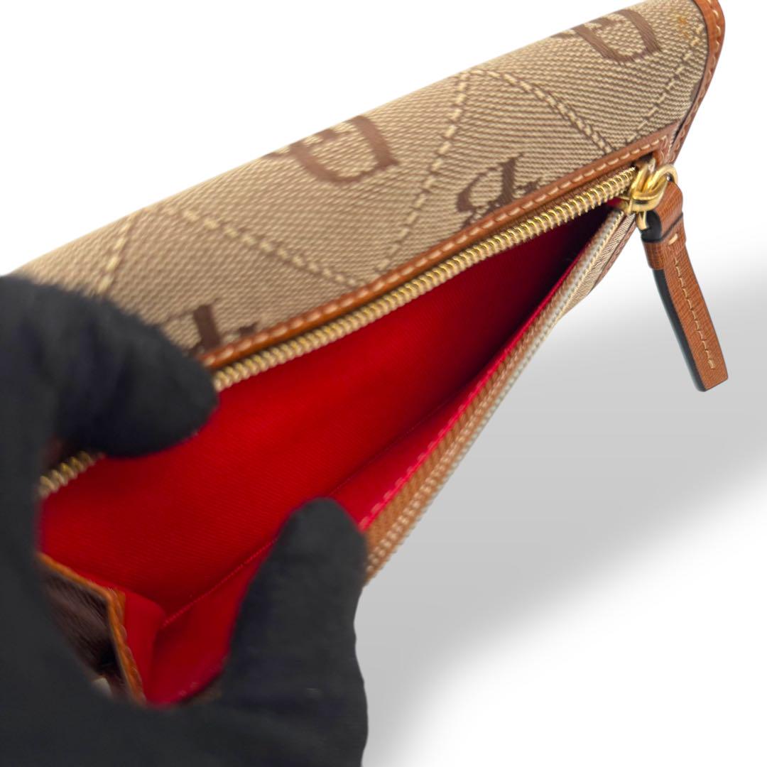 AI41【極美品】 ドゥーニー&バーク DOONEY&BOURKE 財布 総柄